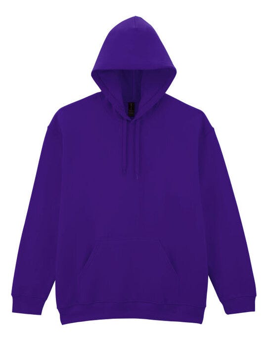 Gildan SF500 Softstyle Midw Fleece Adult Hoody - Purple
