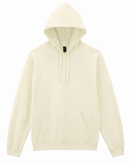 Gildan SF500 Softstyle Midw Fleece Adult Hoody - Off White
