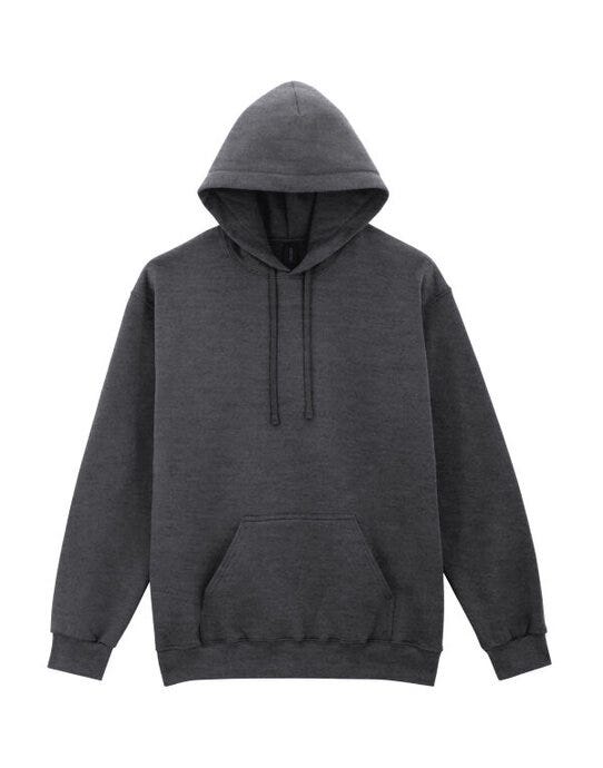 Gildan SF500 Softstyle Midw Fleece Adult Hoody - Heather Black