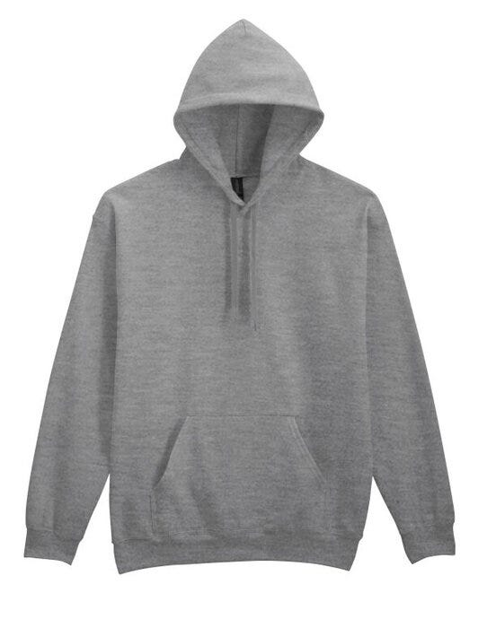 Gildan SF500 Softstyle Midw Fleece Adult Hoody - Sport Grey (RS)