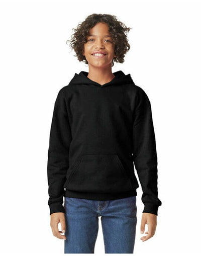 Gildan SF500B Softstyle Midw Fleece Youth Hoody - Black