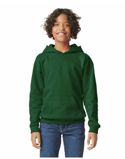 Gildan SF500B Softstyle Midw Fleece Youth Hoody - Forest Green