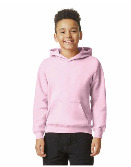 Gildan SF500B Softstyle Midw Fleece Youth Hoody - Light Pink