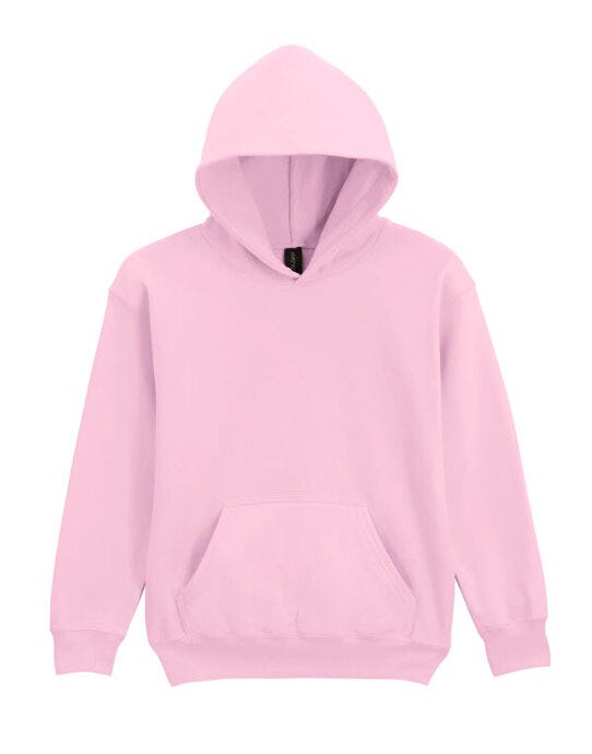 Gildan SF500B Softstyle Midw Fleece Youth Hoody - Light Pink