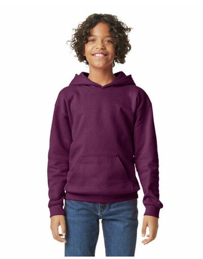 Gildan SF500B Softstyle Midw Fleece Youth Hoody - Maroon