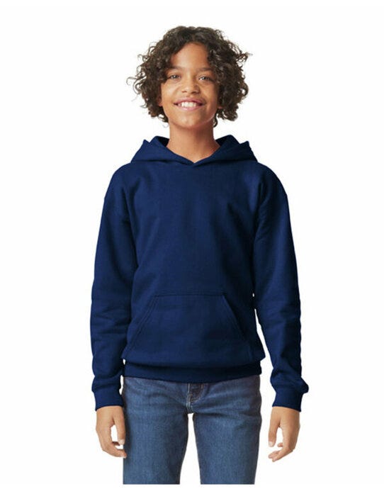 Gildan SF500B Softstyle Midw Fleece Youth Hoody - Navy Blue