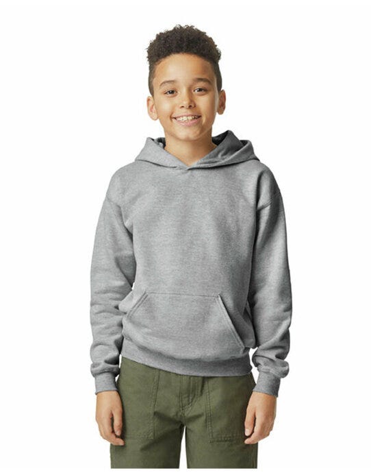 Gildan SF500B Softstyle Midw Fleece Youth Hoody - Sport Grey (RS)