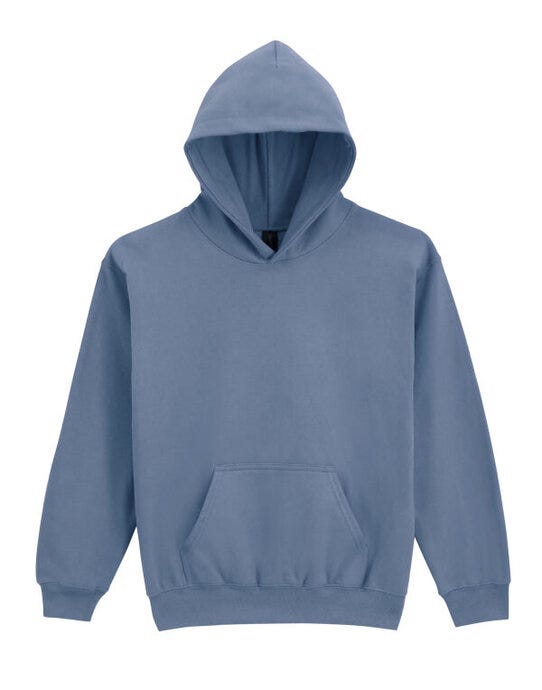 Gildan SF500B Softstyle Midw Fleece Youth Hoody - Stone Blue