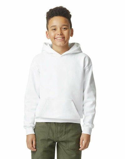 Gildan SF500B Softstyle Midw Fleece Youth Hoody - White