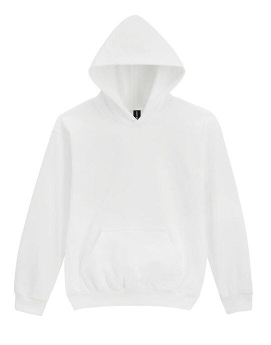 Gildan SF500B Softstyle Midw Fleece Youth Hoody - White