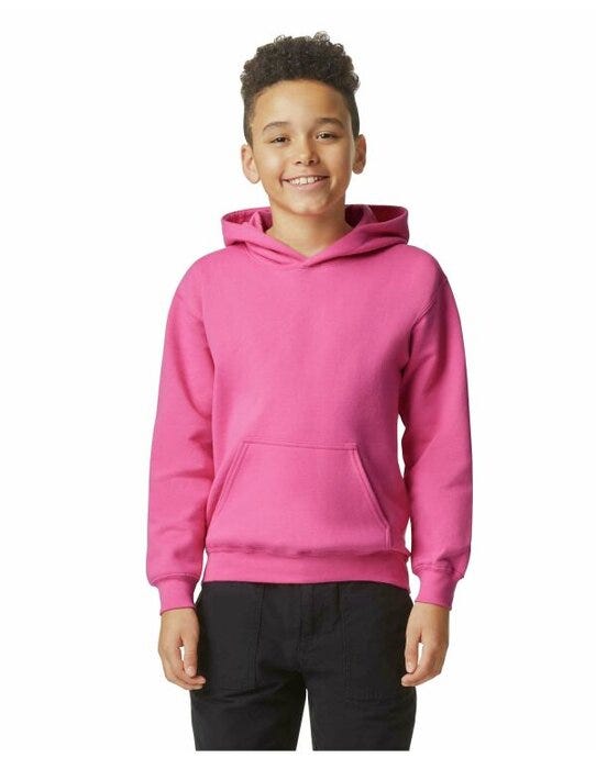 Gildan SF500B Softstyle Midw Fleece Youth Hoody - Pink Lemonade