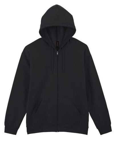 Gildan SF600 Softyle Midweight Full Zip Hoody - Black