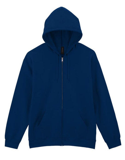 Gildan SF600 Softyle Midweight Full Zip Hoody - Navy Blue