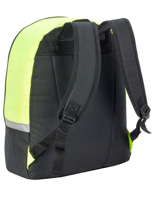 Shugon SH1340 Gatwick Hi-Vis Backpack - Hi-Vis Yellow
