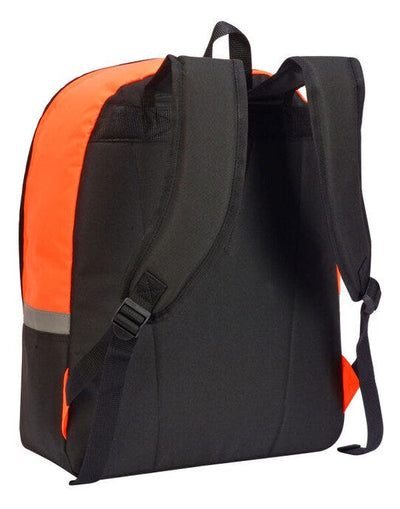 Shugon SH1340 Gatwick Hi-Vis Backpack - Hi Vis Orange