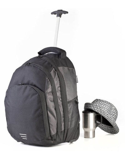 Shugon SH1421 Carrara II Trolly Backpack - Black/Silver
