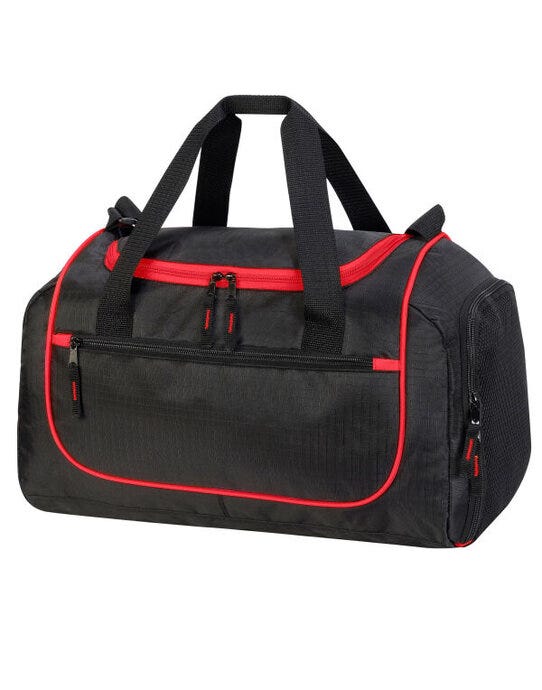Shugon SH1578 Piraeus Holdall - Black/Red