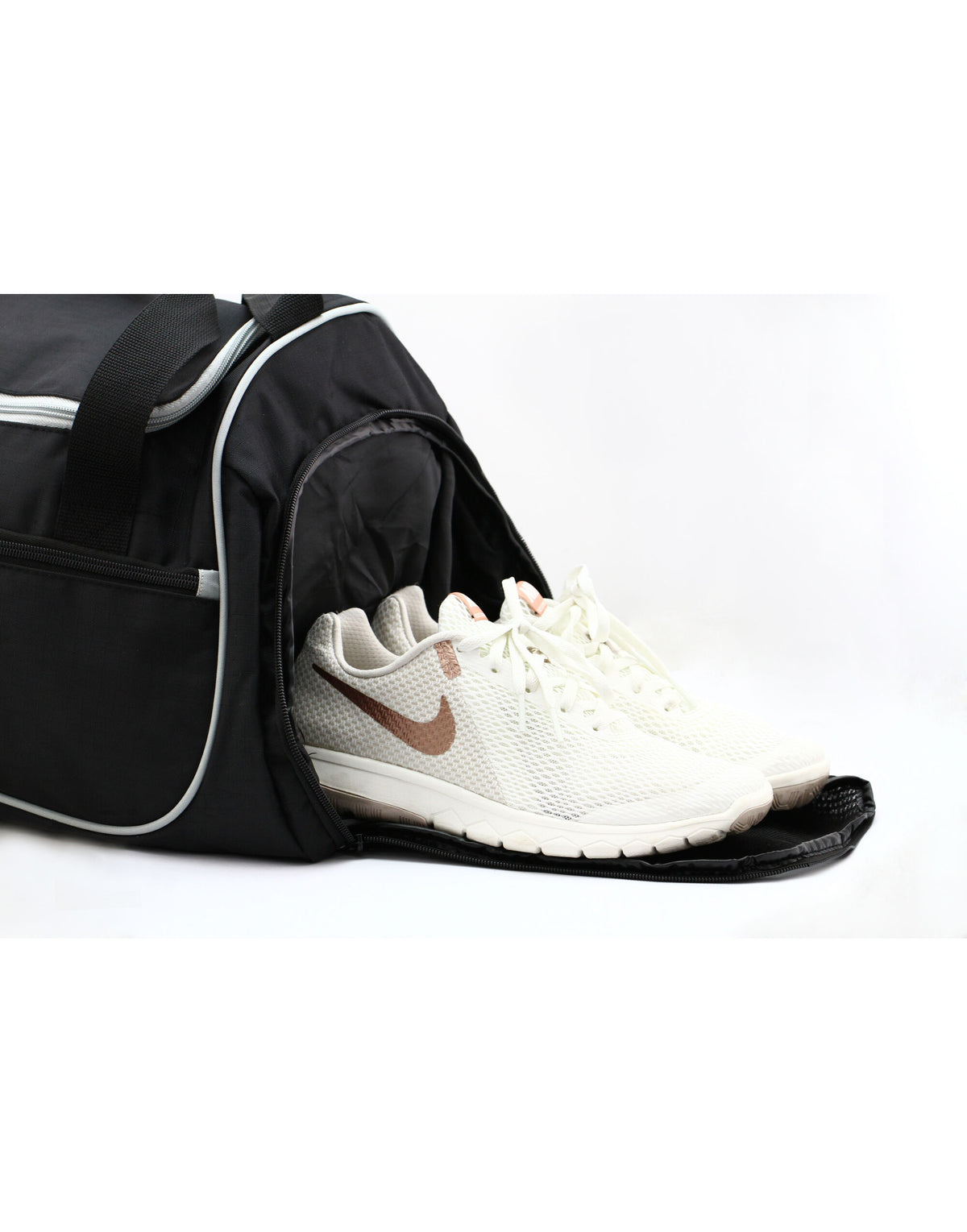 Shugon SH1578 Piraeus Holdall - Black/Light Grey