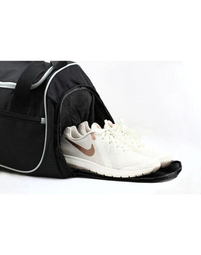 Shugon SH1578 Piraeus Holdall - Black/Light Grey