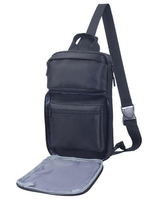 Shugon SH1877 Gap Crossbody Sling Bag - Black