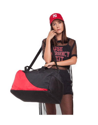 Shugon SH2477 Naxos 43 Litre Holdall - Black/Red