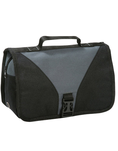 Shugon SH4476 Bristol Folding Toiletry Bag - Dark Grey/Black