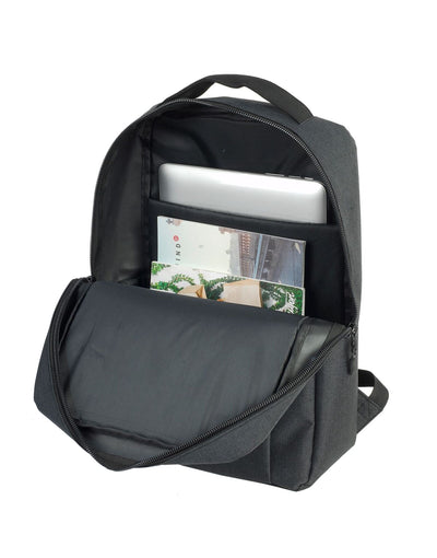 Shugon SH5801 Sembach Basic Laptop Backpack - Black Melange