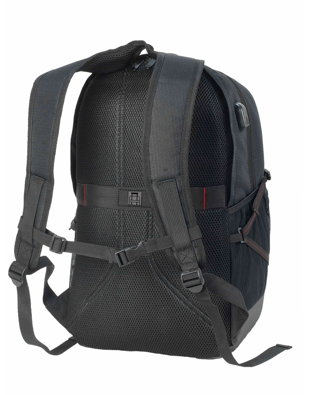 Shugon SH5816 Leipzig Laptop Backpack - Black/Black