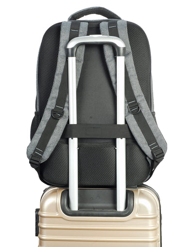 Shugon SH5818 Frankfurt Classic Laptop Backpack - Grey Melange