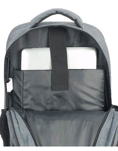 Shugon SH5818 Frankfurt Classic Laptop Backpack - Grey Melange