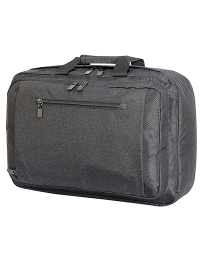 Shugon SH5819 Bordeaux Laptop Briefcase - Charcoal/Black