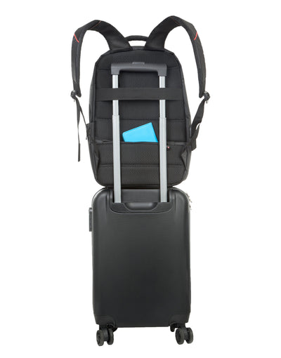 Shugon SH5820 Kiel Urban Laptop Backpack - Black/Red