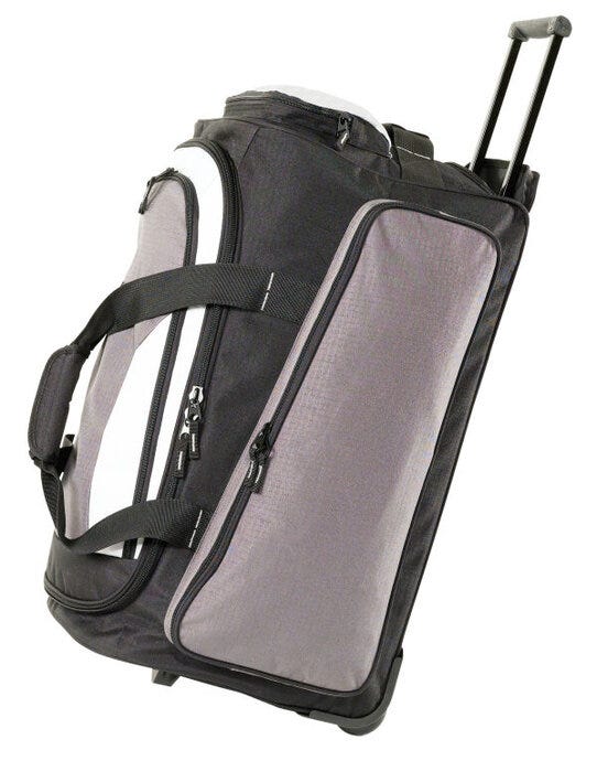 Shugon SH6090 Detroit Trolley Holdall - Dark Grey/Black/Off White