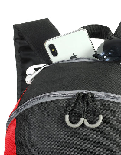Shugon SH7237 Chester Backpack - Black/Red