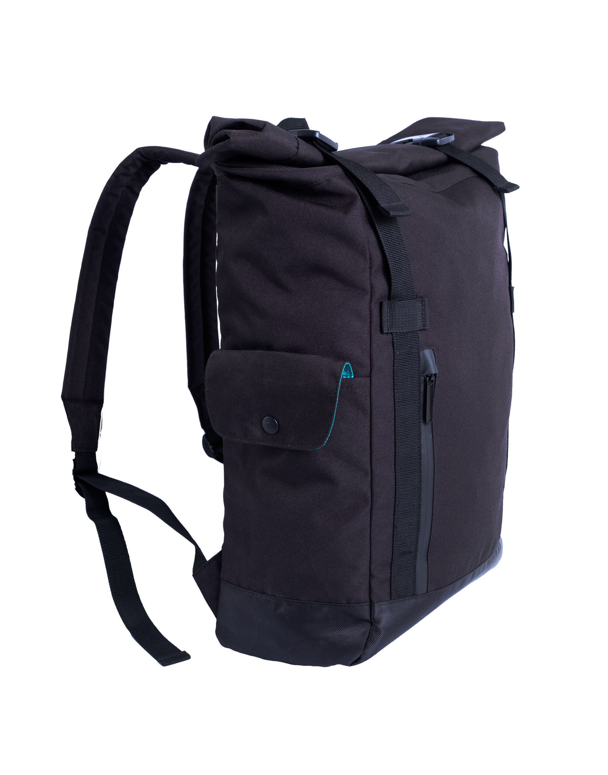 Shugon SH7244 Budapest Sack Laptop Backpack - Black/Black