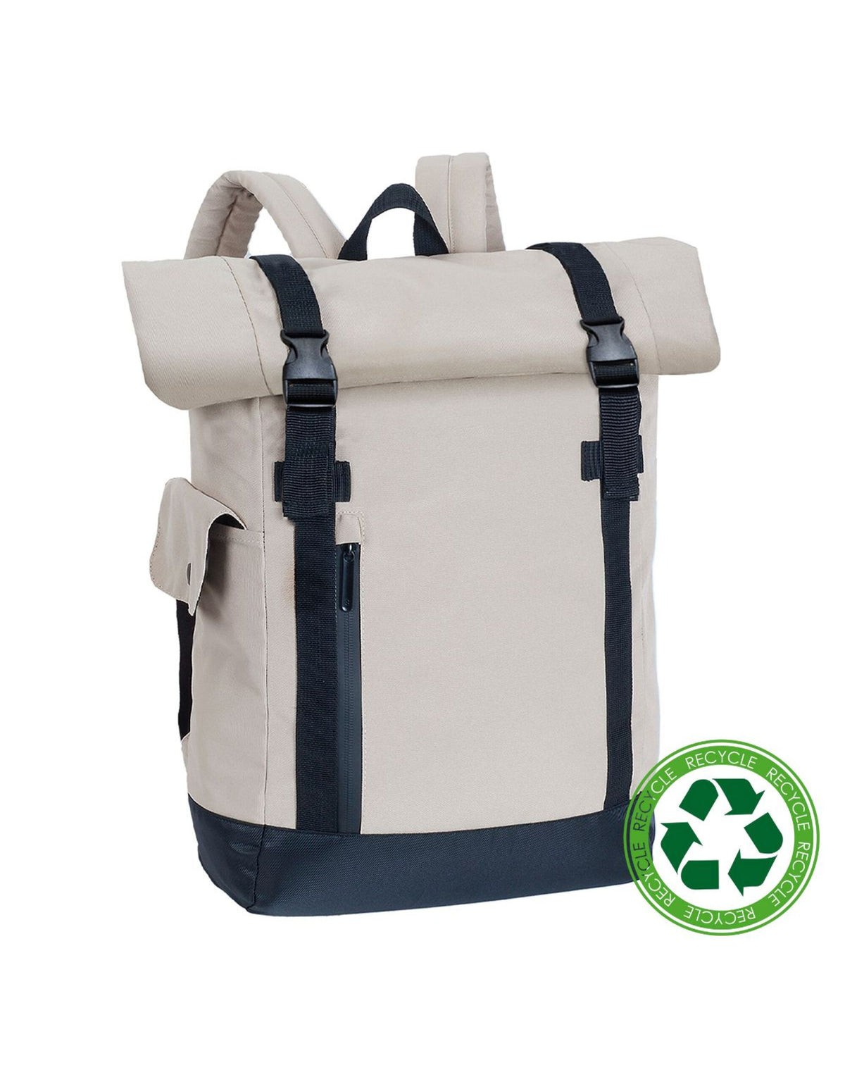 Shugon SH7244 Budapest Sack Laptop Backpack - Sand/Black
