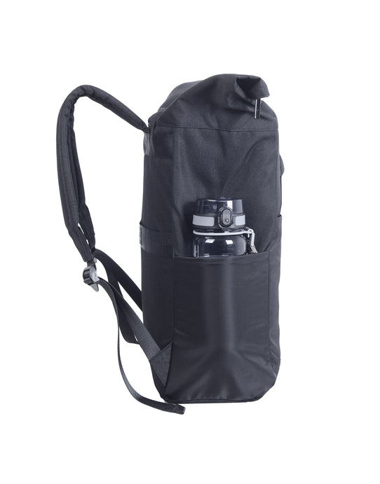 Shugon SH7255 Ruby Roll-Top Laptop Backpack - Black