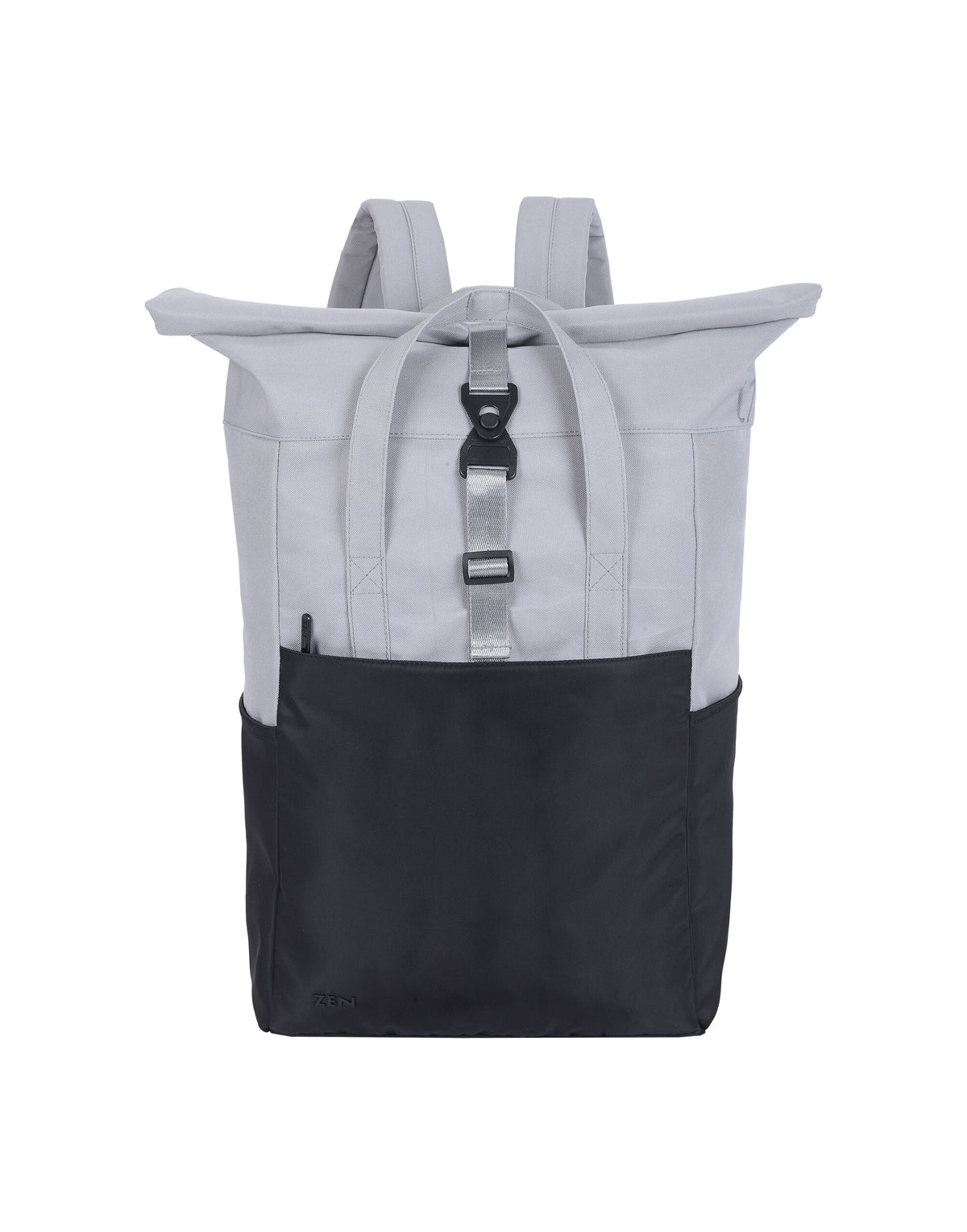 Shugon SH7255 Ruby Roll-Top Laptop Backpack - Black/Grey