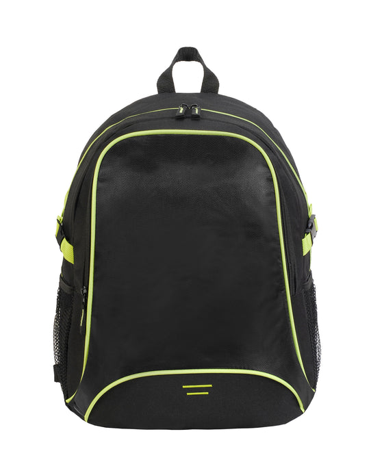 Shugon SH7677 Osaka Backpack - Black/Lime Green