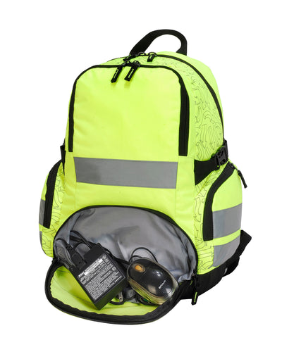 Shugon SH7702 London Hi Vis Backpack - Hi-Vis Yellow