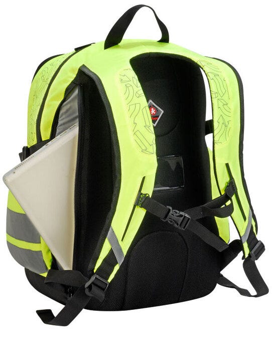 Shugon SH7702 London Hi Vis Backpack - Hi-Vis Yellow