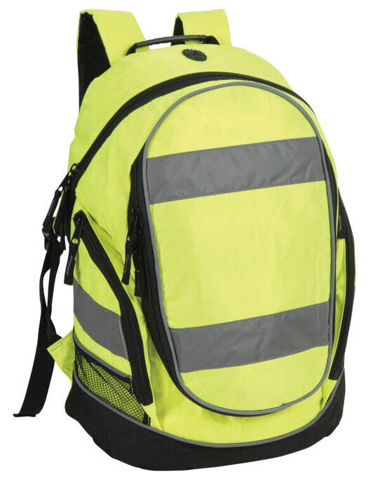 Shugon SH8001 Hi Viz Rucksack - Hi-Vis Yellow