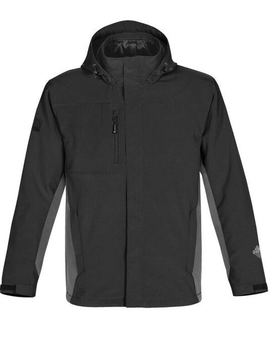 Stormtech SSJ-1 Mens Atmosphere 3-In-1 Jkt - Black/Granite