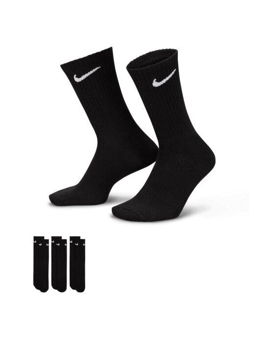 Nike SX7676 Everyday Crew Socks (3 Pairs) - Black