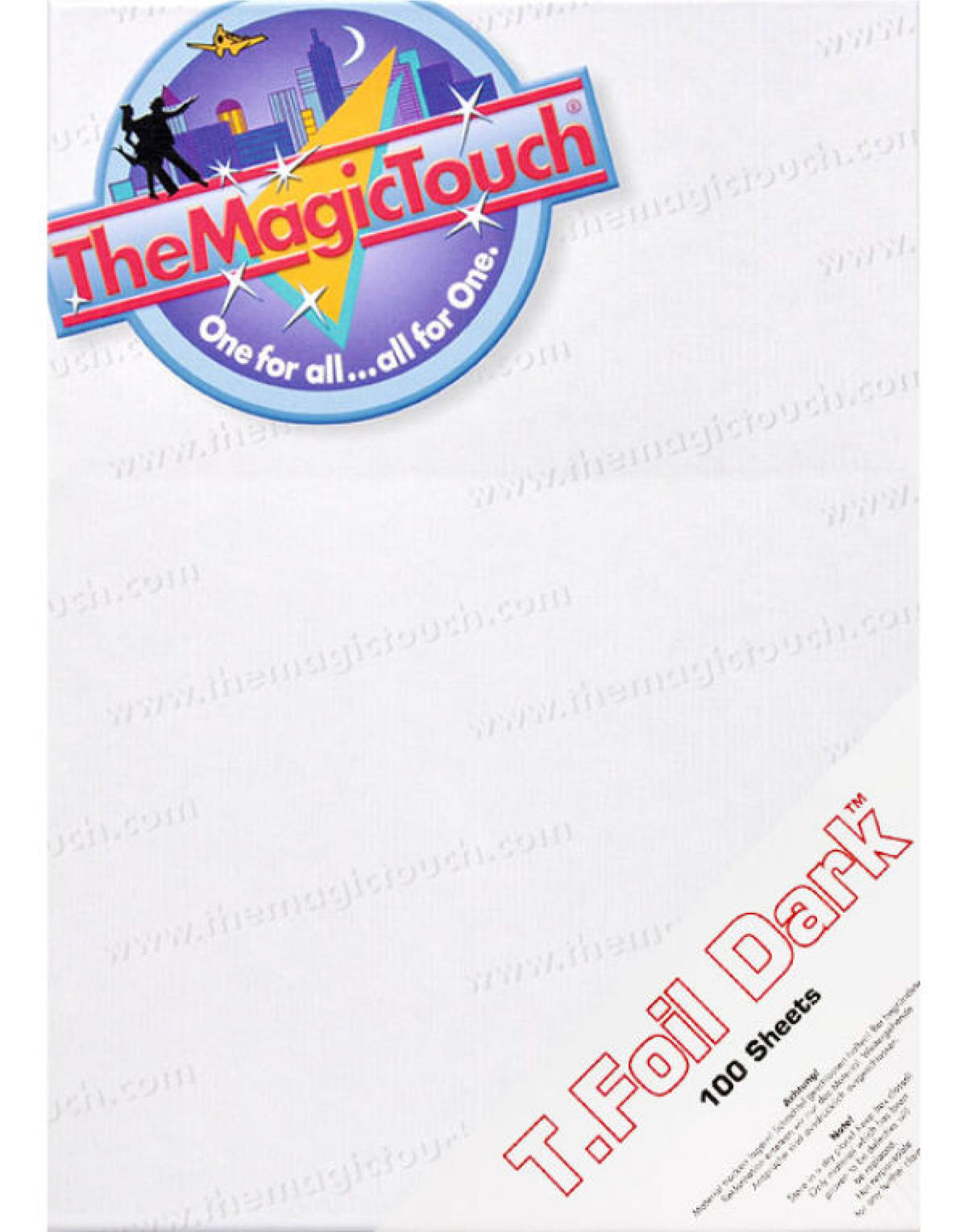 The Magic Touch TFOILDARKA3 Magic Touch T Foil Dark A3 Paper (100) - White