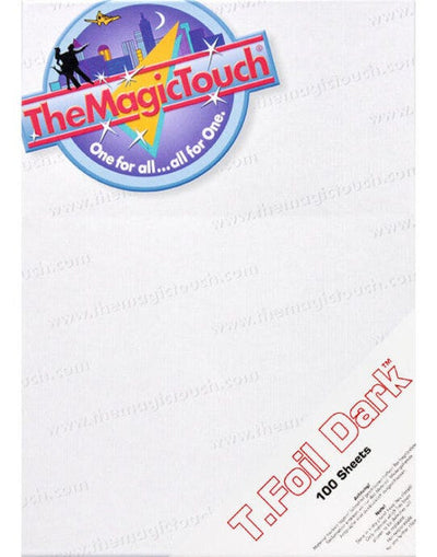 The Magic Touch TFOILDARKA4 Magic Touch T Foil Dark A4 Paper (100) - White