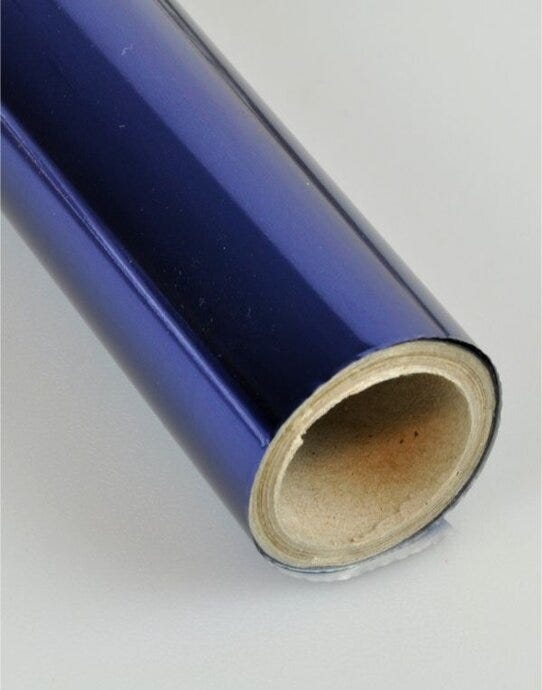 The Magic Touch TFOILMETAL25M Magic Touch T Foil Metallic Film (25M) - Metallic Navy