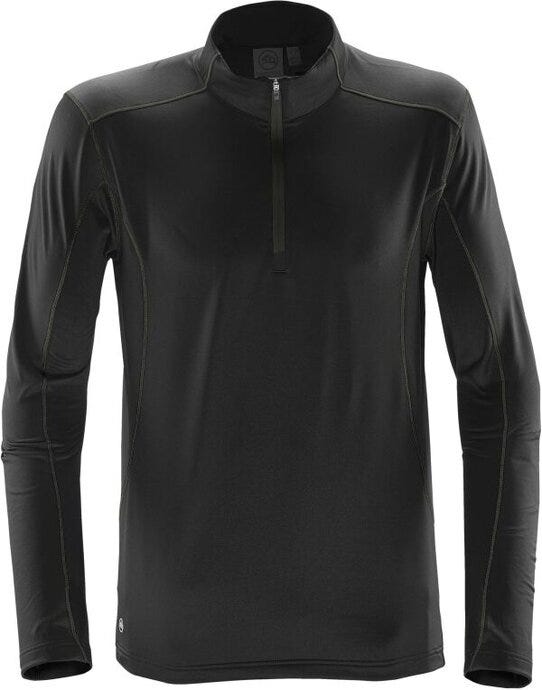 Stormtech TFW-1 Mens Pulse Fleece Pullover - Black/Carbon
