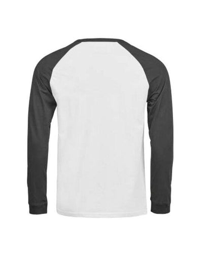 Tee Jays TJ1170 Unlabeled Baseball Tee - White/Black