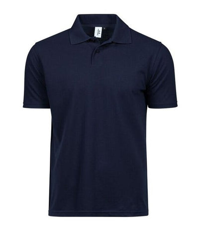 Tee Jays TJ1200 Navy plain polo shirt